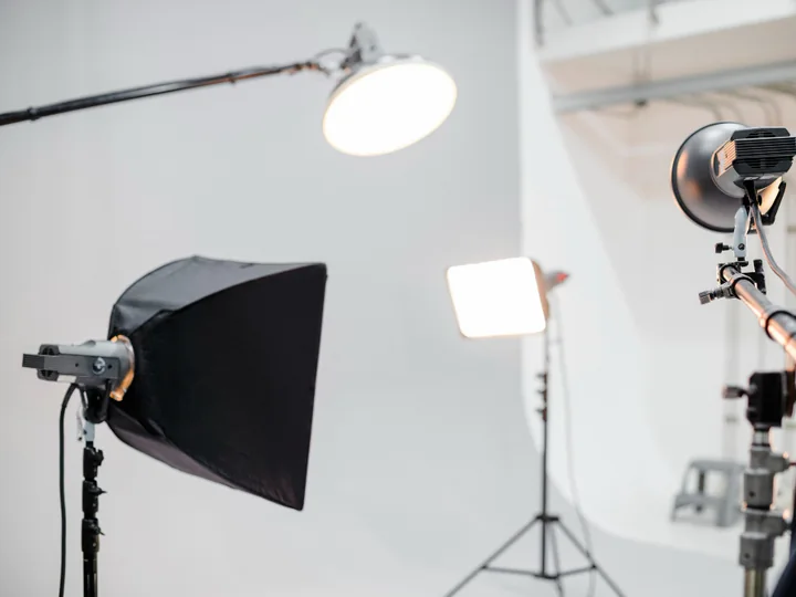 Studio lighting setup